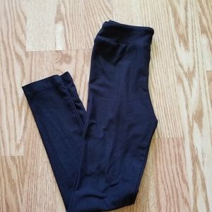LuLaRoe Kids L/XL Solid Black Leggings